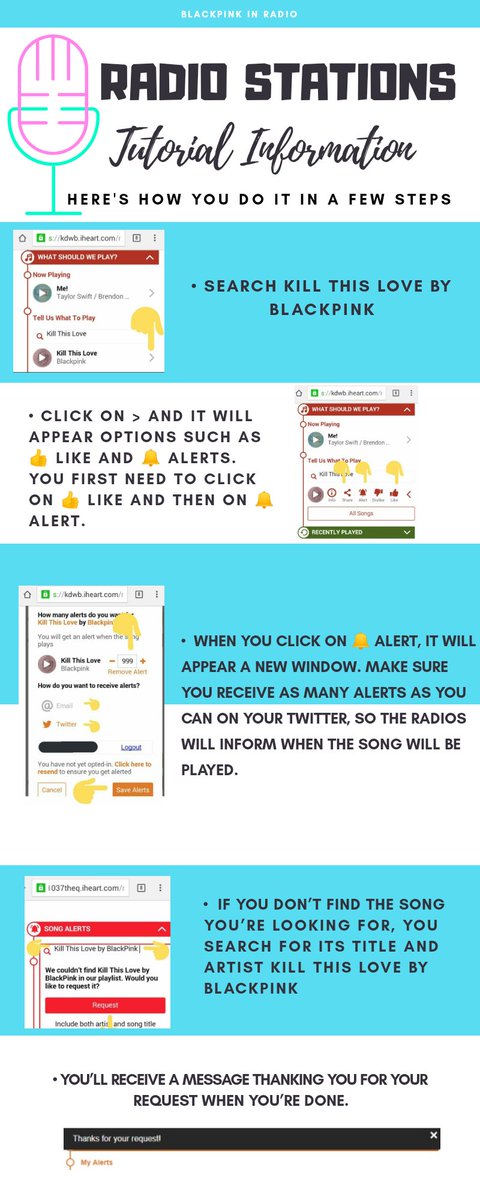 Some radios have added  #IceCream   on their playlist, others don't, click on all the links of this thread and request the song now:101.3 KDWB:  http://kdwb.iheart.com/musicroom/ K104.7:  https://d1gm7n6w0pishx.cloudfront.net/production-b48ec23/index.html?key=WSPKRadio Disney:  http://radio.disney.com/top-songs  @BLACKPINK  @selenagomez