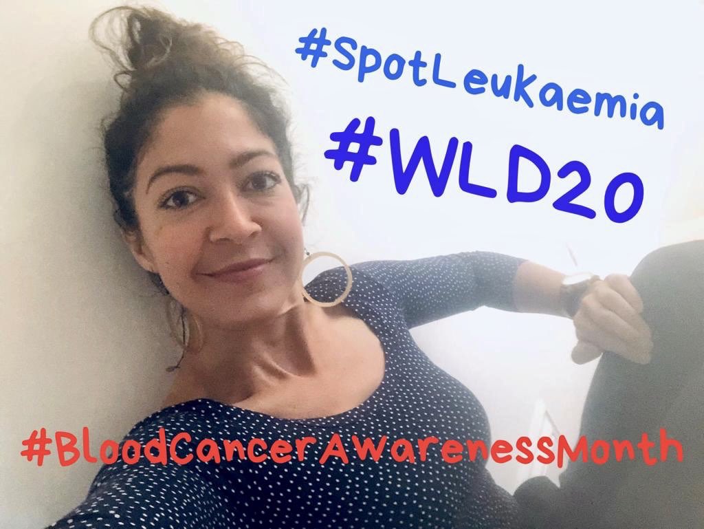 DebsRoebuck's tweet photo. #SpotLeukaemia #WorldLeukemiaDay #WLD20 #BloodCancerAwarenessMonth #RecognisingBloodCancer #SpottySelfie https://t.co/JGXxjUkTxw