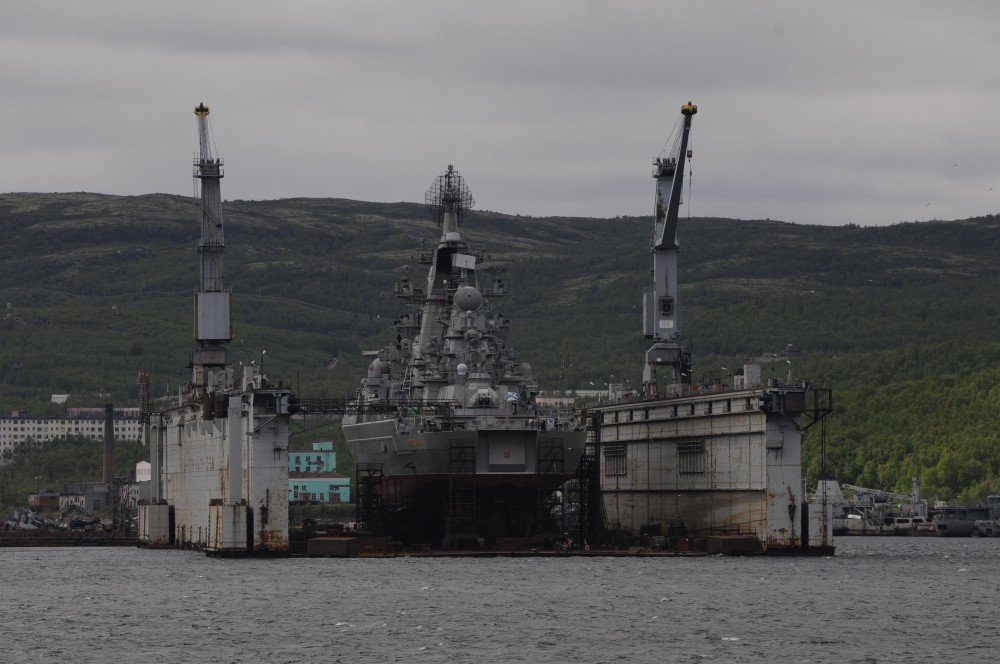 Having belatedly realised they could put the fire out by (twice) sinking PD-50 to immerse the whole submarine in seawater, the worst was avoided. PD-50 went back to its job of hauling massive ships out of the water.