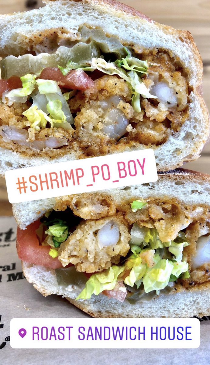RoastSandwich's tweet photo. Special ⭐️⭐️ Shrimp Po Boy Sandwich https://t.co/juWOP8CQQa