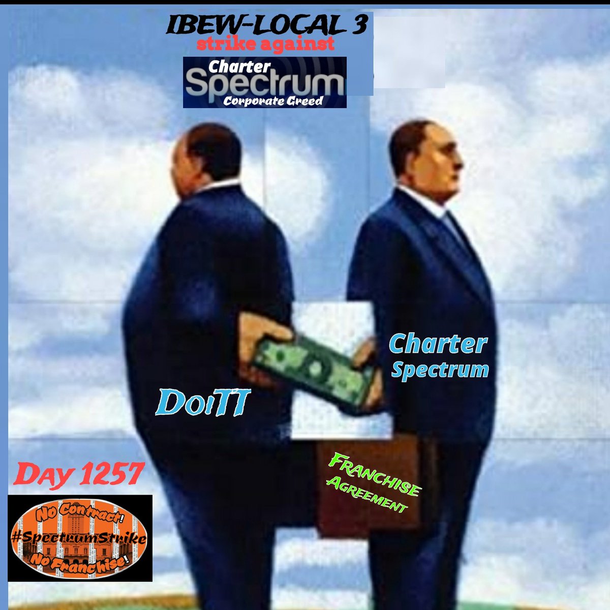checkmate1o1's tweet photo. Day1257 Brothas &amp; Sisthas it's a simple process in which a franchise agreement is attained. You buy it from the right person. Buy it they will. Earn it. They Don't  #SpectrumStrike #Local3 #FairContractNow #corporategreed #NoContractNoFranchise2020 https://t.co/ry2AcvR8H9