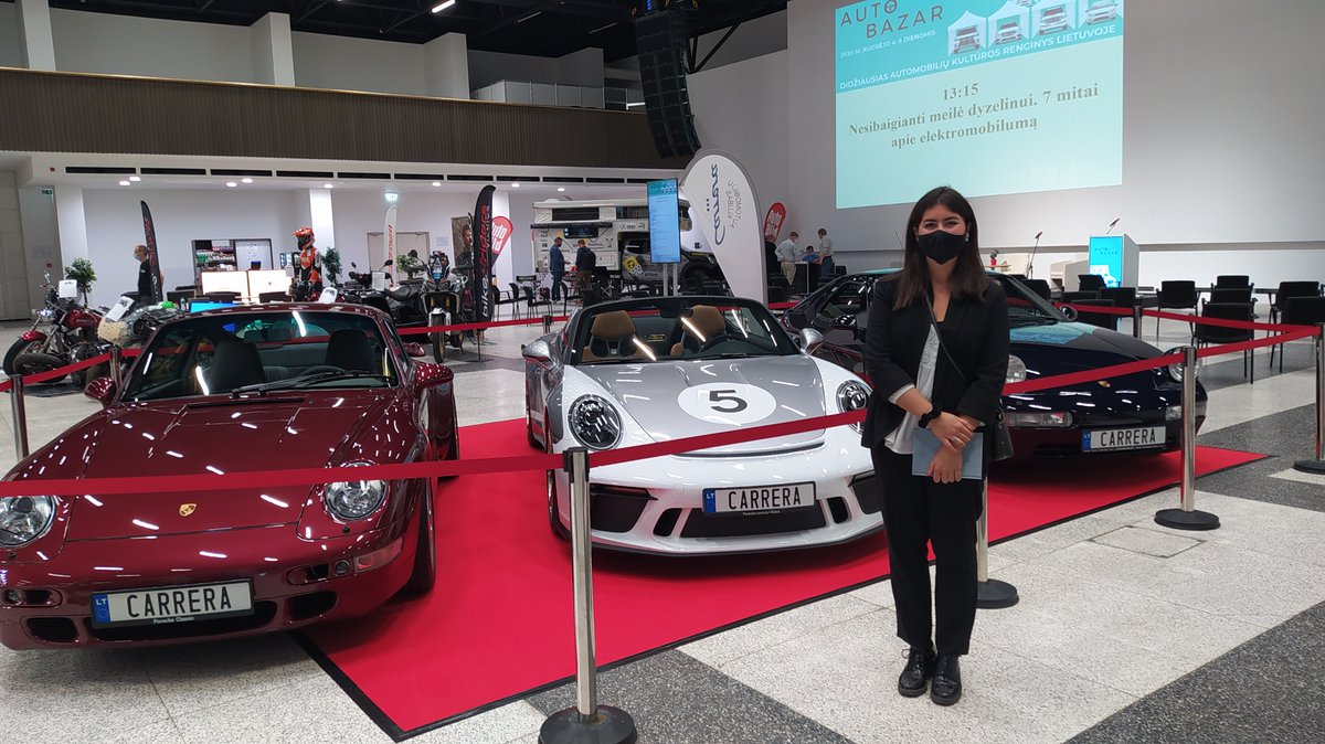 IcexLituania's tweet photo. La Oficina Comercial visita hoy #AUTOBAZAR 2020, feria de #automoción en la que se presentan las nuevas tendencias del sector en Lituania. Del 4 al 5 de septiembre en el Centro de Exposiciones y Congresos #LITEXPO, en Vilnius🚗👉https://t.co/Kf24oFUxUc https://t.co/stxqQlY5Lb