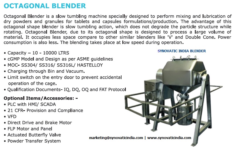 Synovatic's tweet photo. #Blender #OctagonalBlender #DoubleCone #ContaBlender #RibbonBlender #SS #Hastelloy #coating #manufacturer #manufacturing #factory #supplier #SynovaticIndia 
Email- marketing@synovaticindia.com
Website- https://t.co/cxxHlrG1Xa https://t.co/fBmrEpGkfa