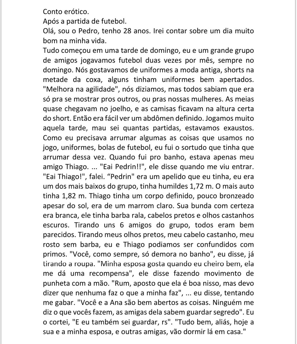 AndrNovinho161's tweet photo. Conto erótico

Após a partida de futebol. https://t.co/jnbOyC5HGW