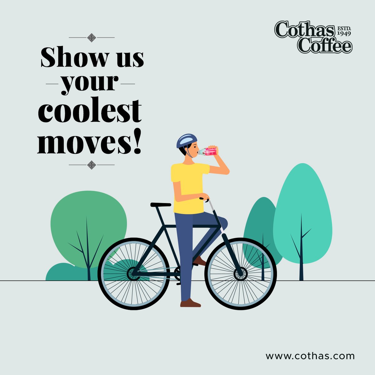 CoffeeCothas's tweet photo. Groove to the coolest moves with any Cothas Cold Beverage and tag us in your video to win a surprise gift

#Cothas #CothasCoffee #RealTasteOfCoffee #SouthIndianCoffee #TraditionalFilterCoffee #CothasColdBeverage 
#ColdCoffeeLovers #ColdCoffeeAddict #OnceCothasAlwaysCothas https://t.co/ThAQAuMI5J