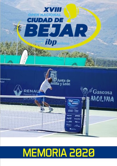 BejarOpen's tweet photo. Memoria Oficial Open Ciudad de Béjar 2020 @aytobejar @BejarCt @IBPTenis @head_tennis @RFETenis @fetecal @dipusalamanca https://t.co/Ttp1iDnDQS https://t.co/EMQ3bKVED5