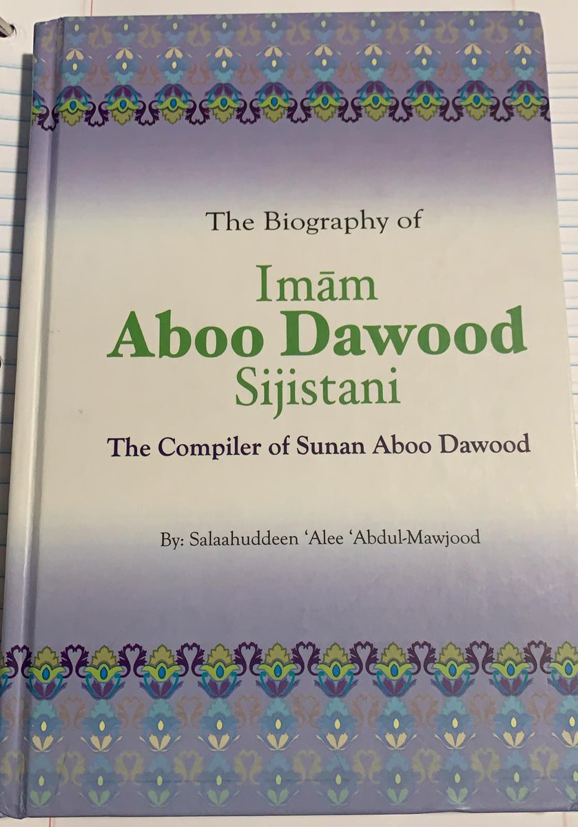 RahaBatts's tweet photo. Concerning the Dar-us-Salam Publication: The Biography of Imam Aboo Dawood As-Sijistani by Salaahuddeen ‘Alee ‘Abdul-Mawjood https://t.co/4B65BSdSY2