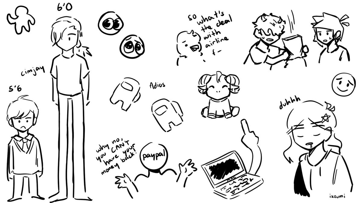 shitty doodle page because i am in pain 