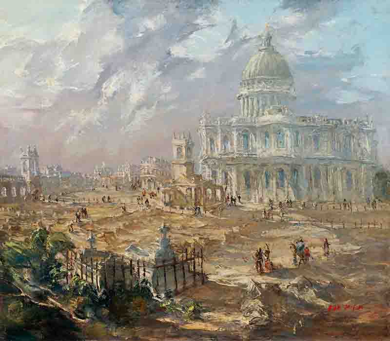 RAFMUSEUM's tweet photo. In Air and Fire: War Artists, the Battle of Britain and the Blitz is our new art exhibition. Now open at the RAF Museum London, it explores artists’ responses to this wartime period as Julia Beaumont-Jones explains here: https://t.co/Vj26z5jvdt #BoB80 https://t.co/DqqIhf83hA