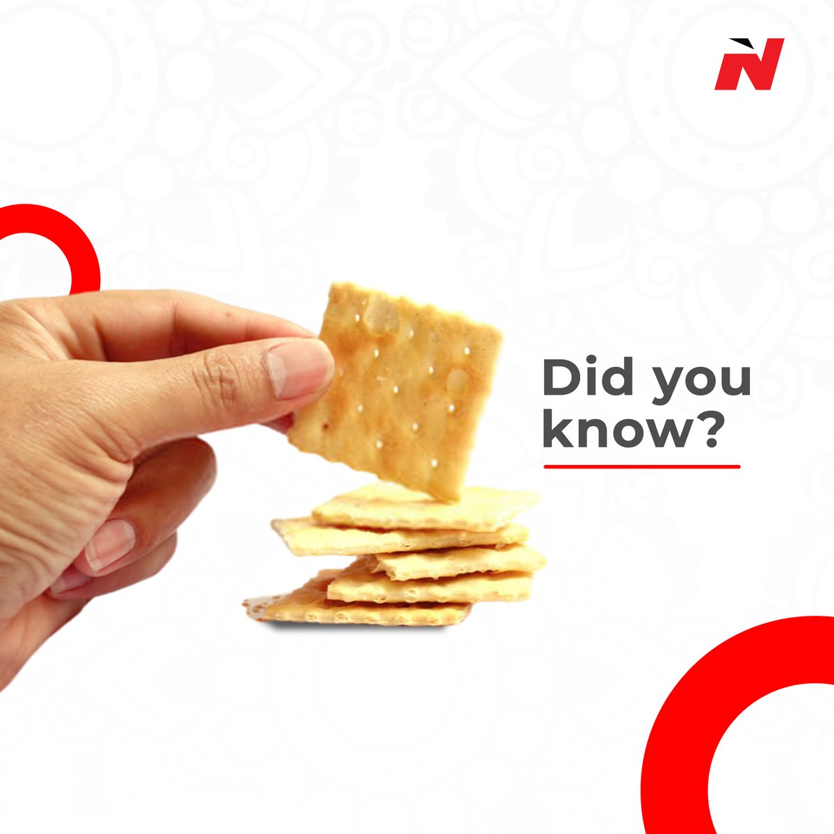 Napex_ng's tweet photo. Did you know the holes in crackers is to prevent it from being ruined during baking?

Drop your comments ...

#NAPEX #NAPEXstores #NAPEXonline #Onlineshopping #Shopify #Online   #Shopping  #Lagos #Weekend #Fun #Staysafe https://t.co/vmYCyQgezy