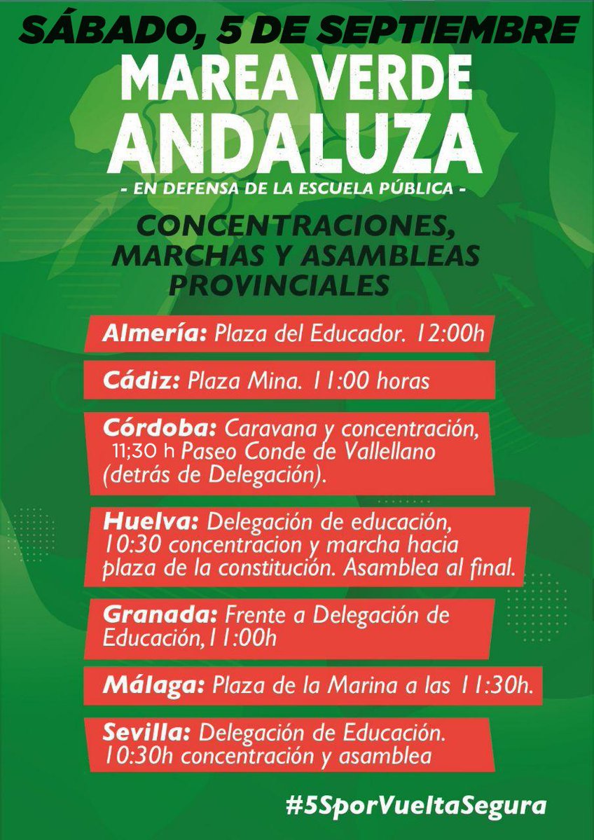 Marea Verde Almería tweet media
