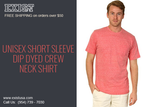 ExistInc's tweet photo. Buy 100% Combed Cotton UNISEX SHORT SLEEVE DIP DYED CREW NECK SHIRT
Check now👉https://t.co/sASKinjHGv👈
#mensshirt #unisexshortsleevedipdyedshirt 
#crewneckshirt #onlineshopping #clothingstore 
#Mensfashion #EXISTUSA #summerwear #menswear
#orderonline #shopformen #fashionable https://t.co/CkzspOI5Y8