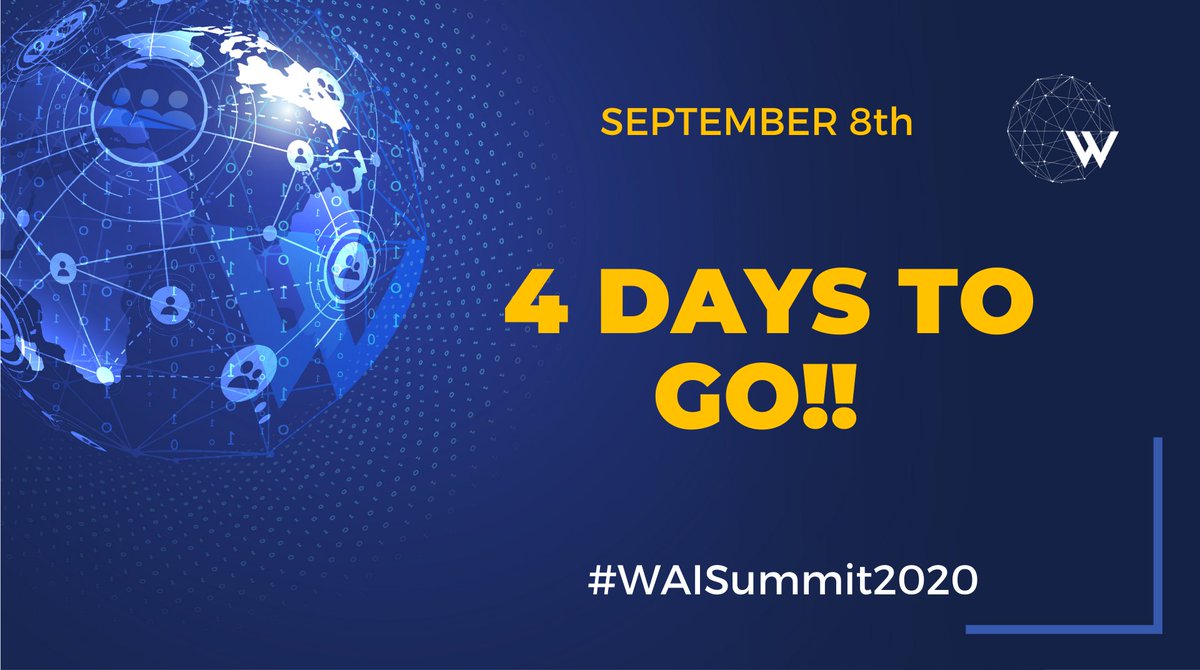 women_in_ai's tweet photo. All you AI lovers! Are you ready? #WAISummit2020 is just 4 days far from today!! 🎉
Register➡️ https://t.co/qnbM8HjHMs
Come join us for a #virtual #free #Summit on 8 September 2020!

📌3000+ Attendees
📌160+ Speakers
📌50+ Sessions
📌40+ Countries
📌30+ Hours of Content https://t.co/8QvZNpZrZy