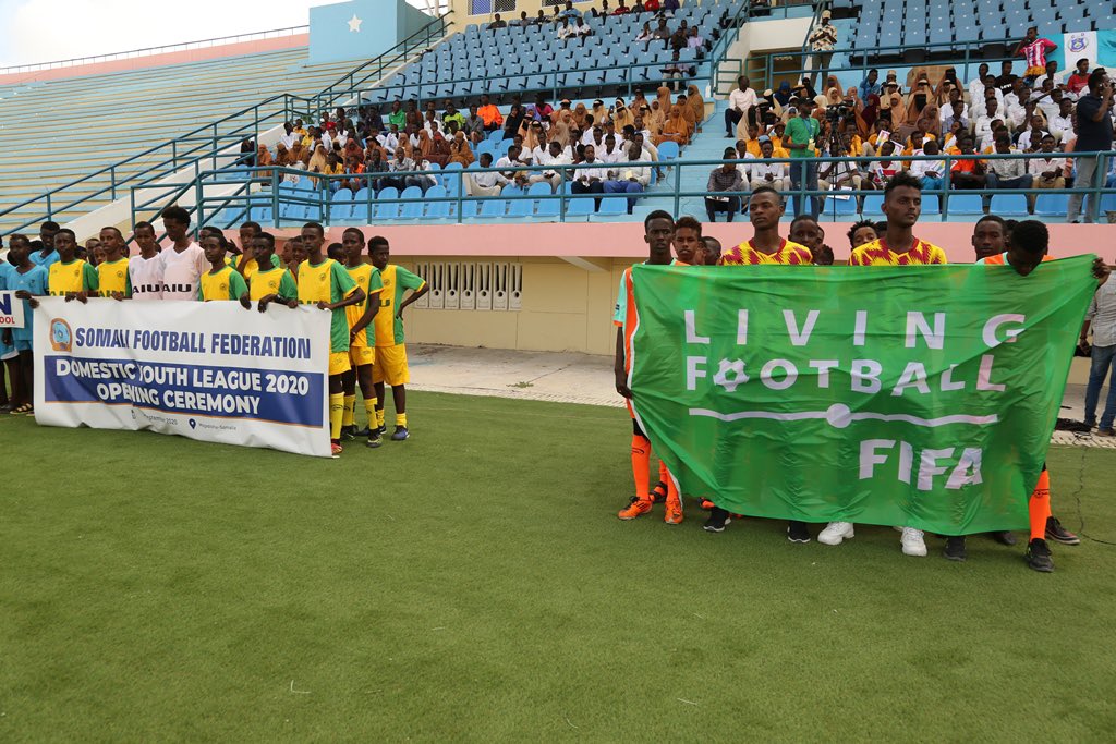 OmbaVeron's tweet photo. This week @FIFAcom DevCo approved the renovation of @SomaliFA accommodation center at Mogadishu Stadium 🏟 & construction of new HQ 🏠. This is a giant step for football development in this promising region, very proud to be part of it! 🇸🇴⚽️ #DevelopingFootball #LivingFootball https://t.co/rROlXYQdgT