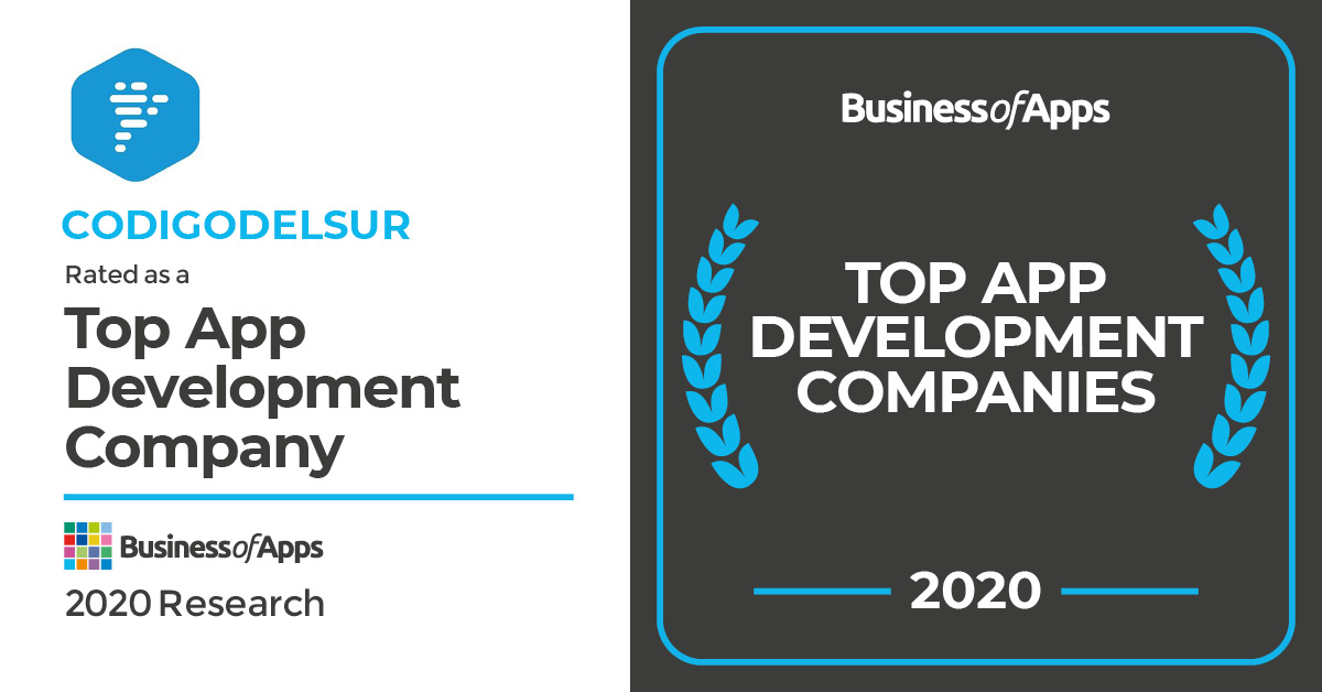 BusinessofApps's tweet photo. We’re really excited to announce that @codigodelsur was listed in the BOA Top App Development Companies (2020) guide. 💪
Since 2007 its team helped more than 200 US-based startups and enterprises design and develop their mobile apps and websites.
https://t.co/PrH0atpZnQ https://t.co/bVWoruzib9