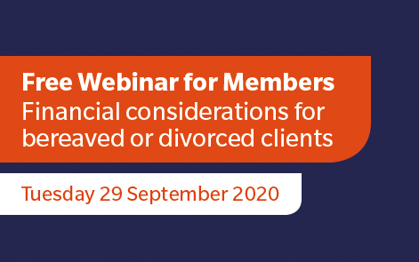 STEPSociety's tweet photo. #STEPWebinar: Financial considerations for bereaved or divorced clients, 29 Sep, sponsored by @Rathbones1742 https://t.co/D7xHEtxmLJ https://t.co/DQ63JEyi0z