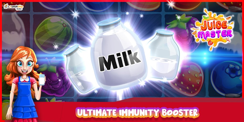 launchships's tweet photo. Drink juices and milkshakes to boost your immunity and play Juice Masters to boost your mind!
#Android: https://t.co/Gq6P7j3BdV
#iOS: https://t.co/vTWJcsSTBL

#Juicemaster #Juiceshop #match3games #immunity #milk #puzzlesgames #stayhome #colorfultime #fruitblast #juicecity #juices https://t.co/etMMBa6UaU