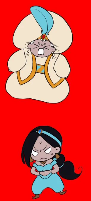 ジャミルとカリムが元ネタのキャラ衣装を着てほしいという夢 