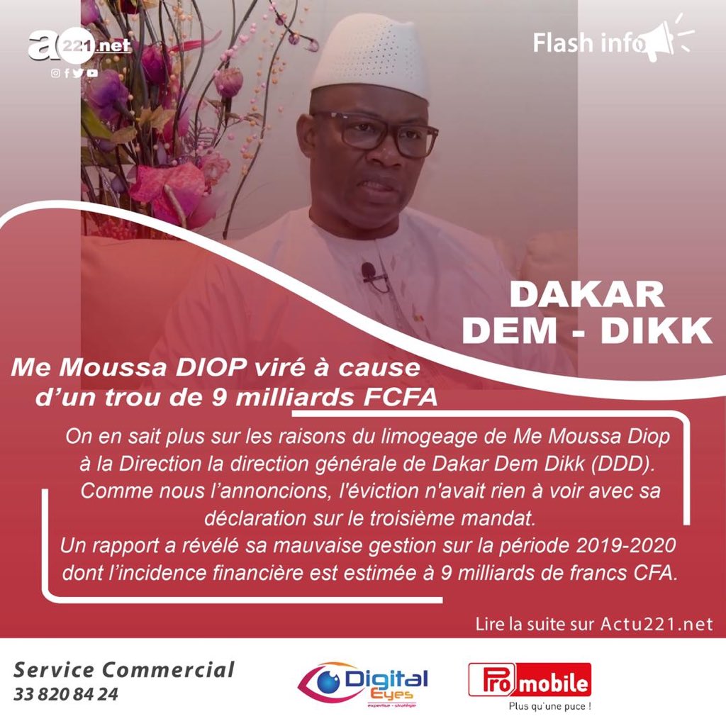 weutir's tweet photo. #MoussaDiop
#DakarDemDikk
#IncidenceFinancière https://t.co/mu5x3M7UiO