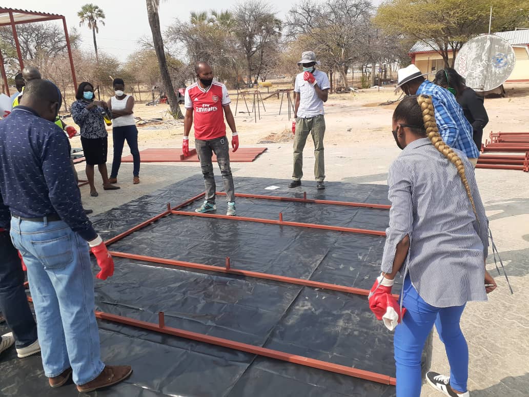 FAONamibia's tweet photo. Meanwhile in #Omusati training on #hydroponic production to #DAPEES technical staff in the region has just recently been completed. The training was facilitated by the Namibia National Farmers Union-#NNFU, an implementing partner of the project. https://t.co/60IuwIpryX