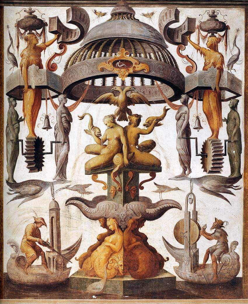 AstigmaTT's tweet image. #CesareBaglione ( ca 1550  – 1615 ) * #Grotesques, ca 1588
#FrescoSalone, #RoccaMeliLupi, #Soragna