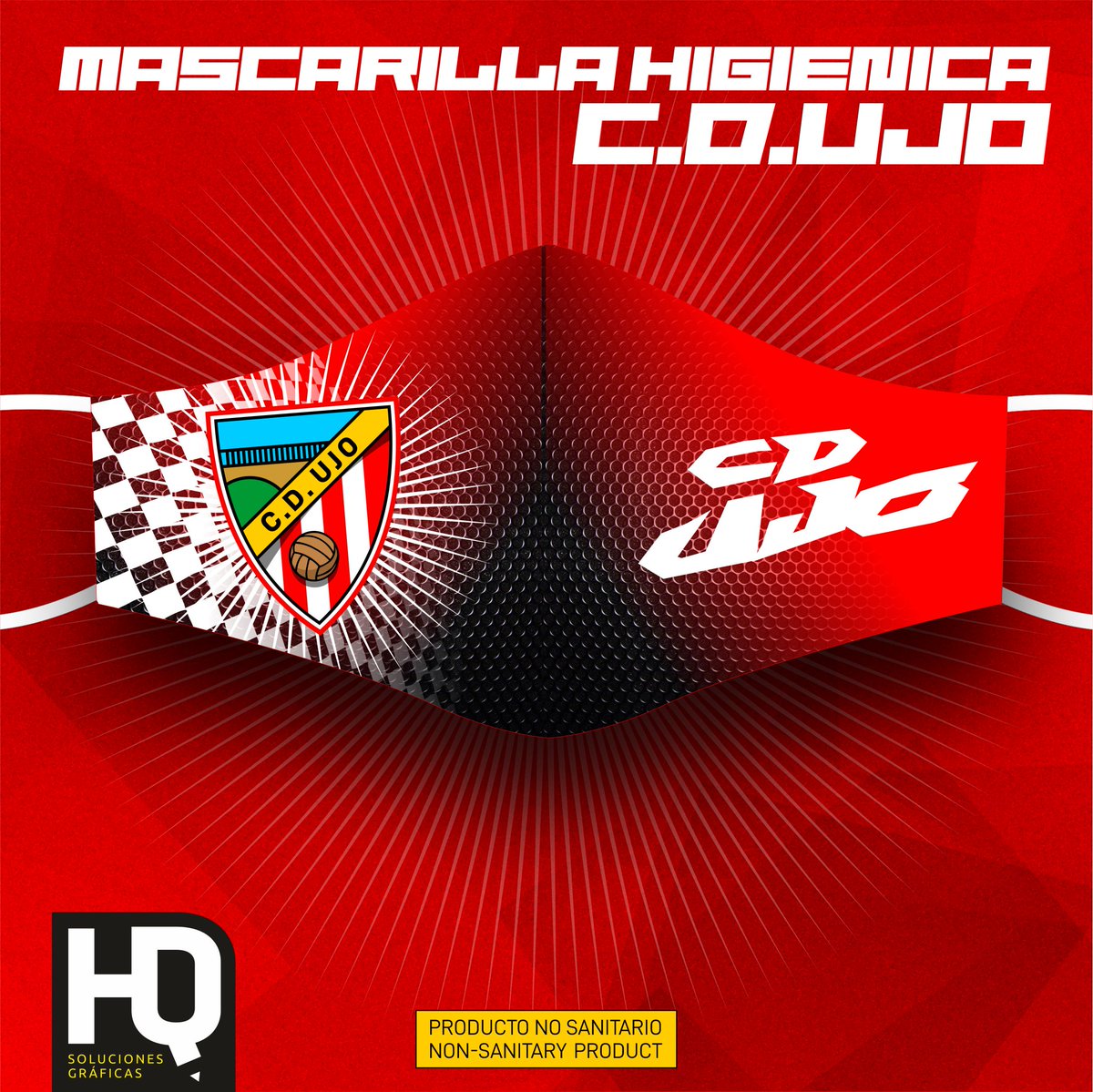 dxtymarkHQ's tweet photo. Nuevo diseño de #mascarillas higiénicas para el #CLUB DEPORTIVO #UJO

¿Quieres tener tus mascarillas personalizadas?

Contacta con nosotros y te informamos.

@clubdeportivoujo #hqsolucionesgraficas #mascarillahigienica https://t.co/unqen1Idqj