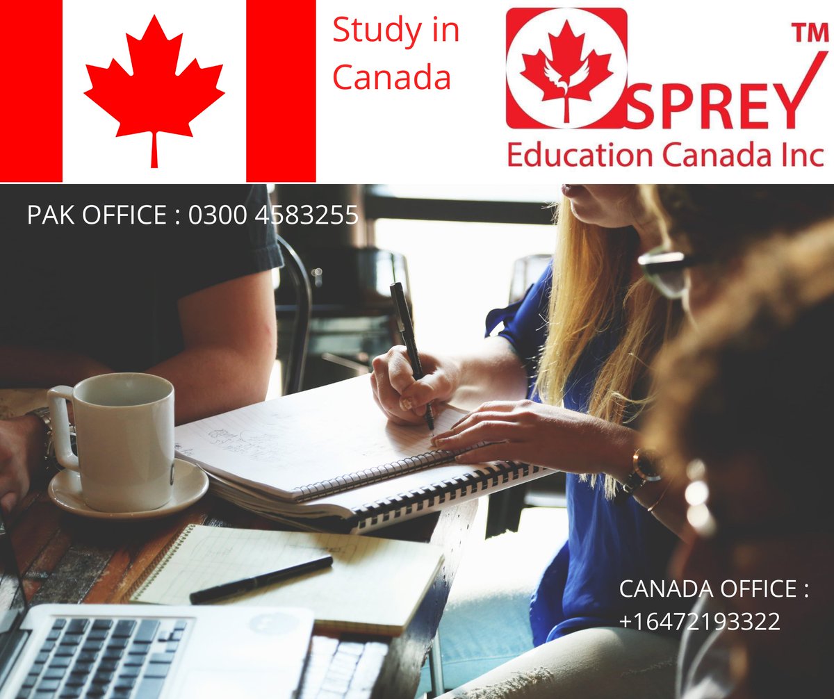AzeemServices's tweet photo. 🇨🇦 🍁 Study in Canada 🇨🇦
-📖 📕 #SDS and #NonSDS both options
-📖 we have best #Universities and #Colleges all over Canada 🇨🇦
-📖 📕 #Bachelor #Diplomas #Master programs all available
#Contacts📞 :
- 🇵🇰 Pakistan Office : 0300 4583255
- 🇨🇦 Canada Office : +16472193322 https://t.co/qGprRLNl26