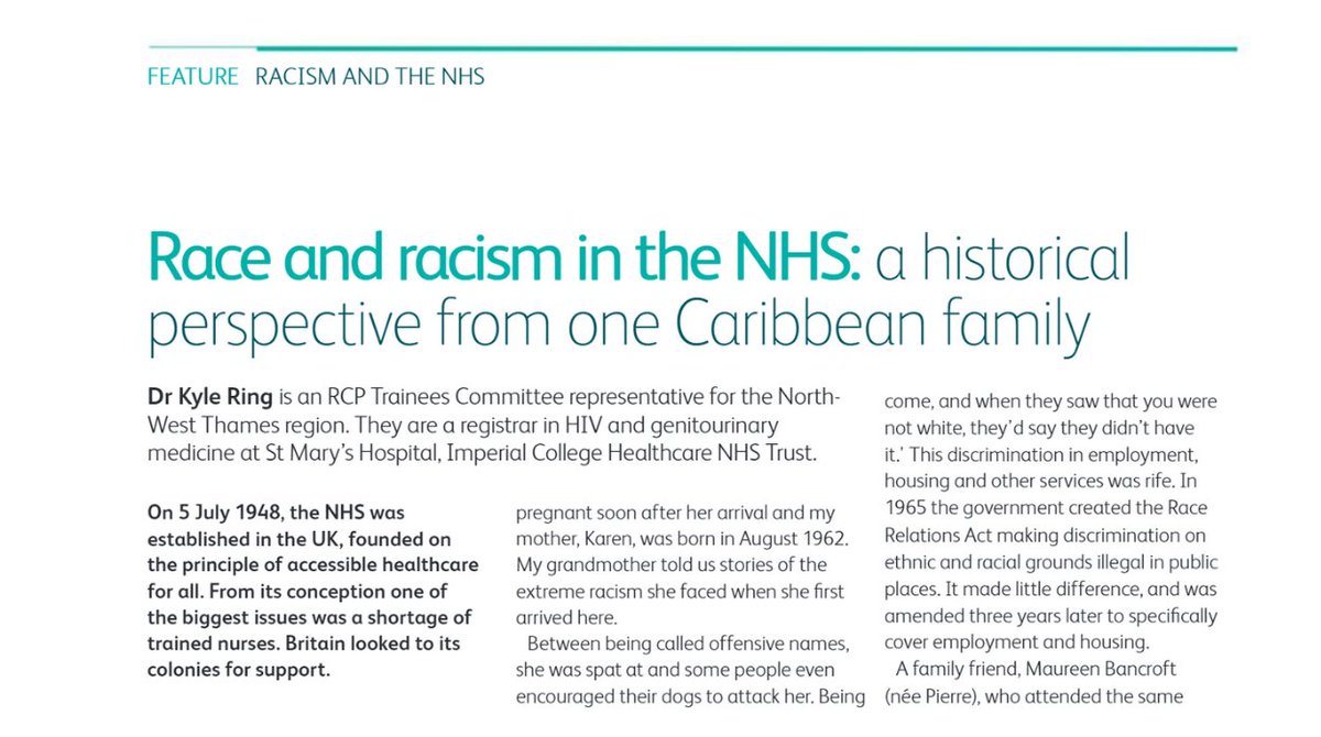 RCP Trainee representative <a href="/drkylesr/">Kyle Ring</a> tells his story in the new issue of <a href="/RCPLondon/">RCP</a>’s Commentary, reflecting on his career, and on being the third generation of his family working in the health service. 

Read it here: ow.ly/V43b50BgMLN