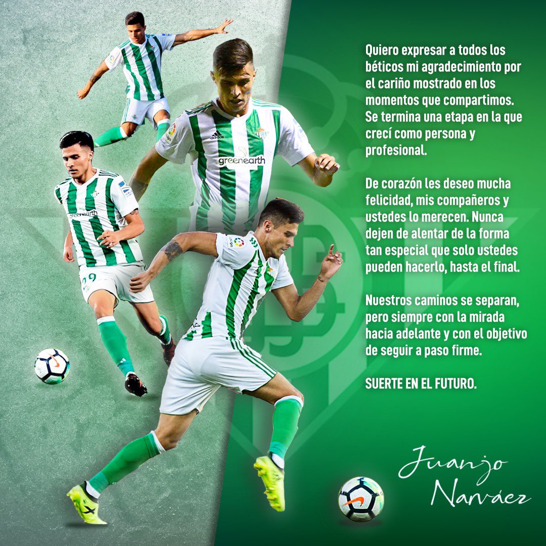 JotikNarvaez's tweet photo. Gracias de corazón Beticos 💚 https://t.co/1HxaKmJLCz