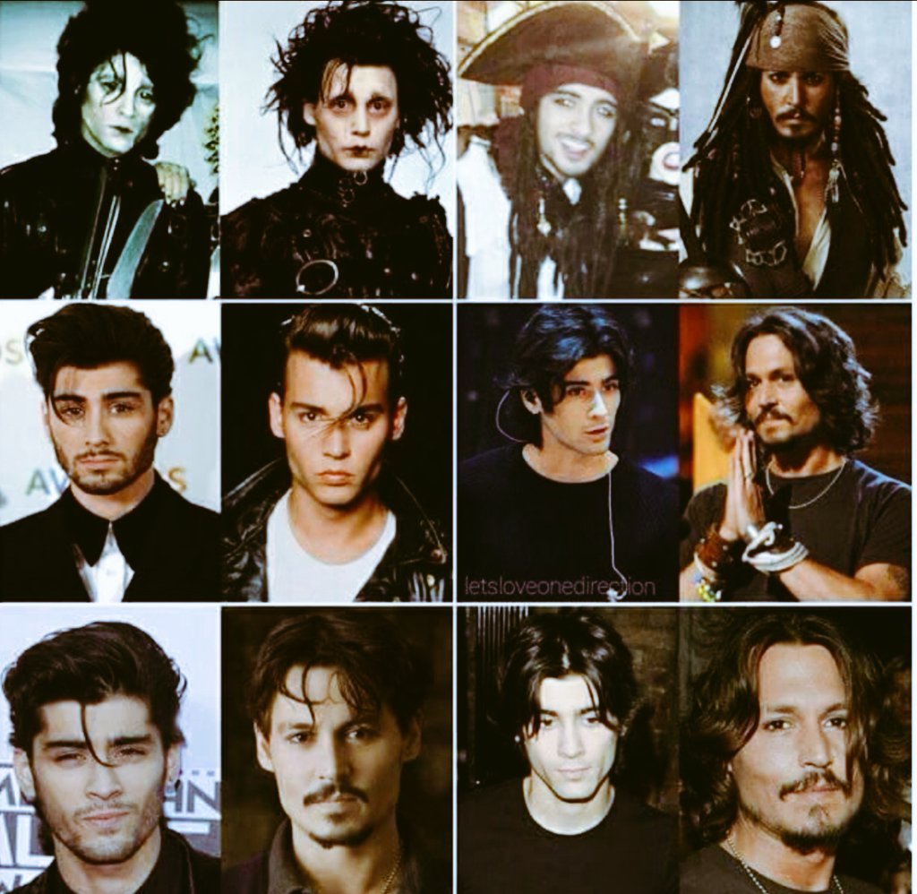 2014:  #ZaynMalik sports his  #CryBaby Haircut at American music awards  #Zayn on  #JohnnyDepp:"Some of our fans get so excited or nervous when they meet us and that's how I was at the thought of being with Johnny.But instead of lapping it up and enjoying it, I ran the other way"