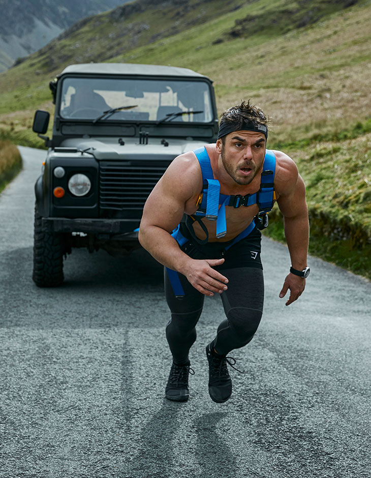 Ross Edgley uses Gymshark. Ross Edgley also swam around Great Britain in 74 days, ran a marathon pulling a Mini Cooper and did a triathlon carrying a freakin’ tree and. Damn right men want to be Ross Edgley so they will buy the clothes Ross Edgley uses.