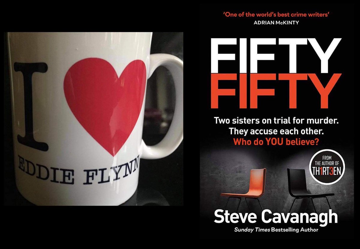 SteveCavanagh_'s tweet photo. COMPETITION TIME!!! RETWEET and you can win a signed, dedicated copy of FIFTY FIFTY and this EDDIE FLYNN mug. 10 mugs to give away. 10 chances to win!! Retweet to enter!!!
#FIFTYFIFTY
#I♥️EDDIEFLYNN https://t.co/UOiP2wtSi5