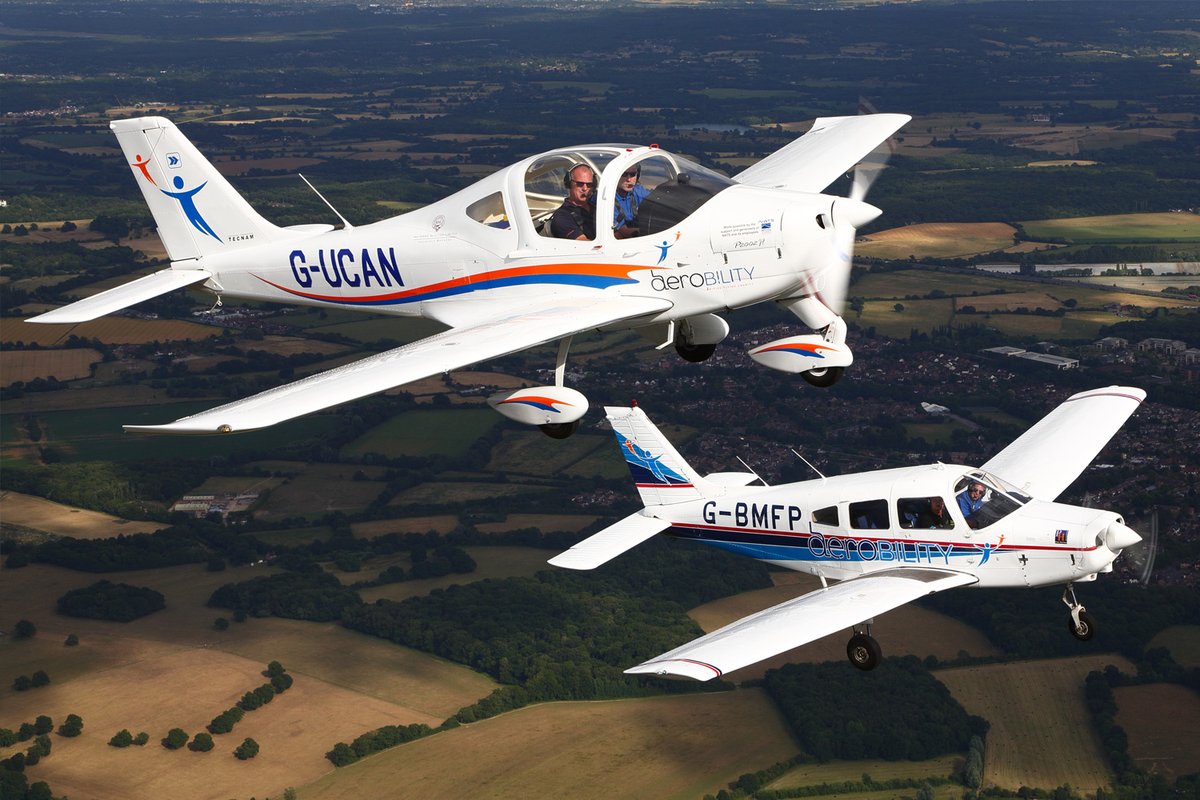 Aerobility's tweet photo. Our huge thanks to @Sport_England who have awarded Aerobility a grant from their Community Emergency Fund to support
our organisation through the COVID19 crisis. #SaveOurCharities #ChangingLivesThroughAviation https://t.co/vN0w8q0Jx0