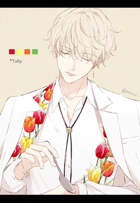 花を着る/春夏 #オリジナル https://t.co/ZGlbJBHGJ3 
