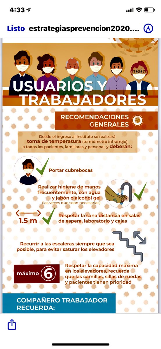 INFOCOVID1912's tweet photo. Recomendaciones para trabajadores y usuarios en centros de salud https://t.co/bzbcjTcYkY