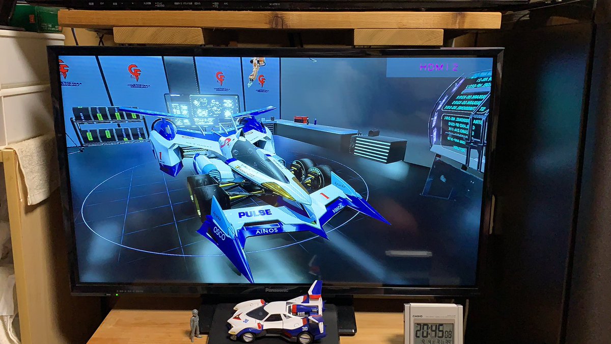dai2576's tweet photo. 早速PS4のサイバーをプレイ
なんかとってもYNPらしくなったというか、VIERだけど2のような、でも影山ヒロブー味だけは健在で・・・
それよりもガレージから戻れなくて詰んだorz
#サイバーフォーミュラ #VIER #projectYNP https://t.co/swFBnuyYZj