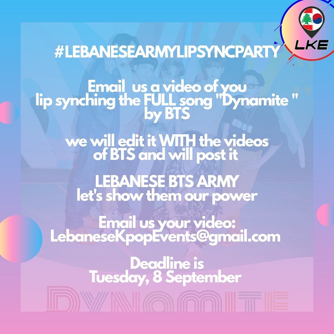 LKE_Official's tweet photo. Calling the Lebanese BTS ARMY 💜 https://t.co/6VcCHNYeVS