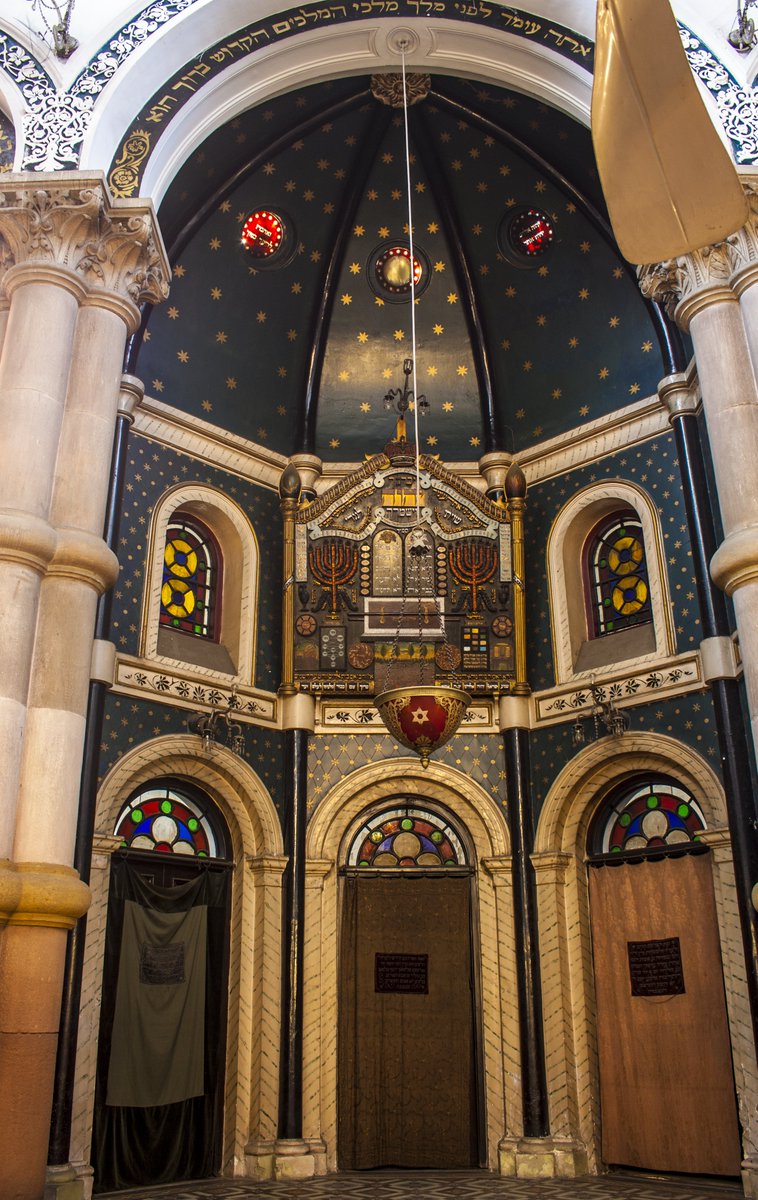 The Magen David Synagogue was built in 1884 by Baghdadi Jews in Kolkata, India.Its built in the Italian Renaissance style and its entrance is hidden in the back of some street stalls.