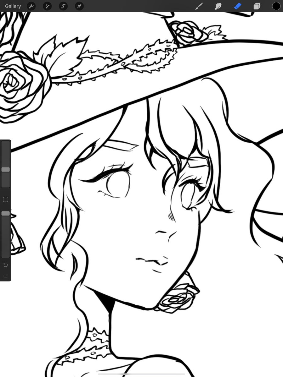 I'm reworking some of my linearts for the colouring book I'm planning to make and this is a 2019 vs 2020 improvement 😚 