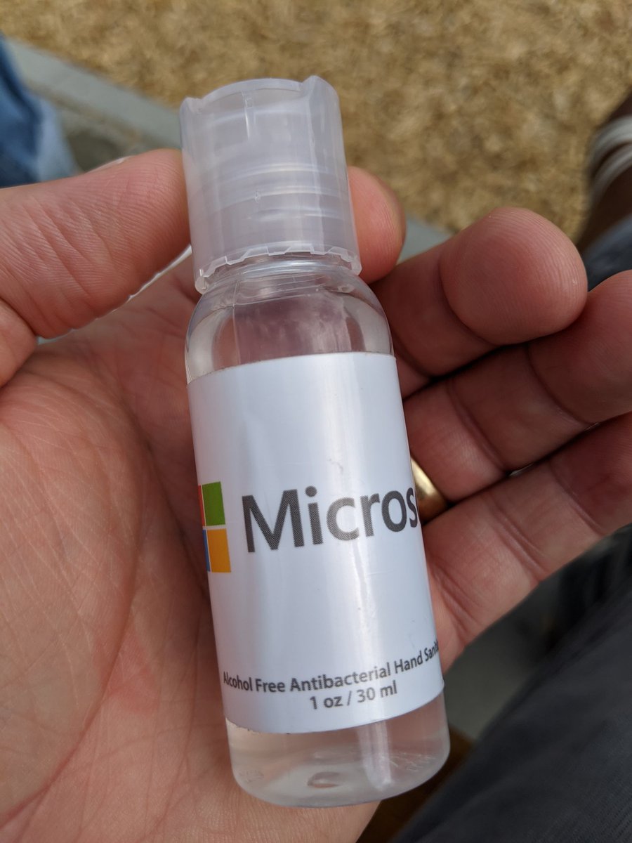 iltempo's tweet photo. More than one year ago I received a hand sanitizer directly from #Microsoft in Seattle. #COVID19 was not even publicly known by then. Think for yourself. https://t.co/bE2lP60usF