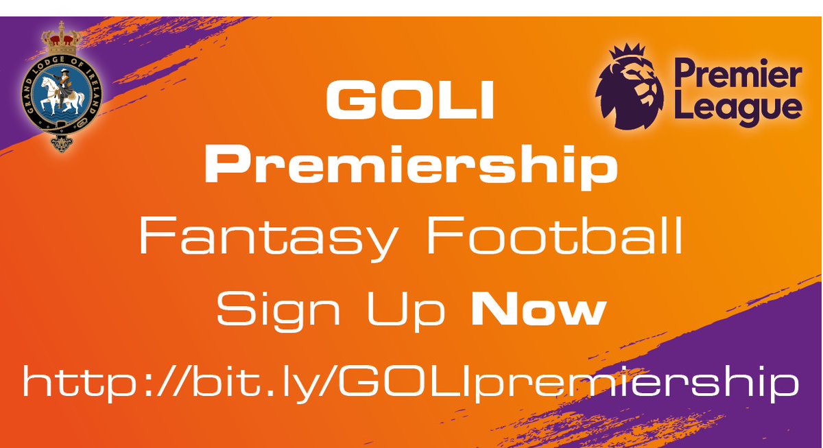 Have you got what it takes to lead a team to league glory?
Then pit your footballing knowledge and tactical prowess against the rest in the 2020/21 GOLI Premiership Fantasy Football League.
Sign up today by following the link below!
bit.ly/GOLIpremiership