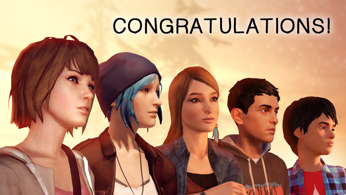 LifeIsStrange's tweet photo. From one super-powered universe to another: congratulations to @PlayAvengers on your launch! #Reassemble #LifeIsStrange https://t.co/b9broAMk2k