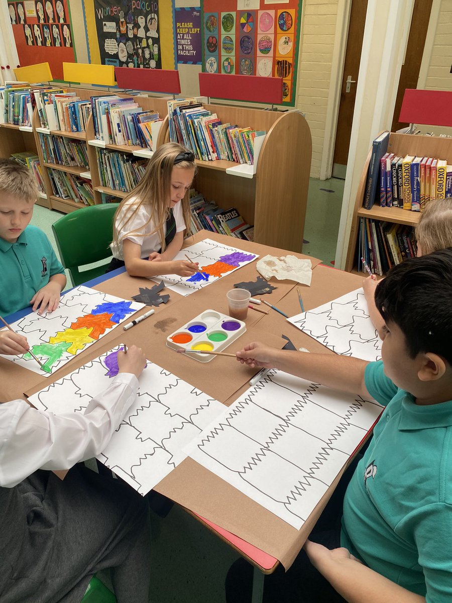 mrsjkirkhope's tweet photo. Today we were learning about Tessellation and making shapes fit together with no gaps. We created our own templates and made our designs. #proudfaces @LawmuirPS https://t.co/lbgsUWNSoI