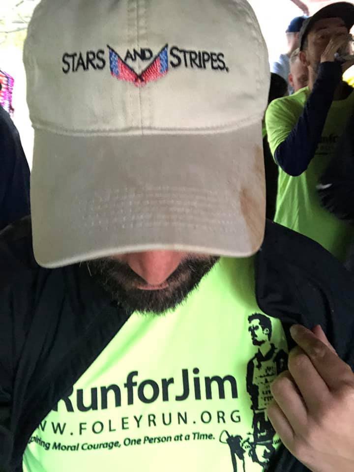Btw, I ran the  @JamesFoleyFund fundraiser last year in my  @starsandstripes hat from my reporting days. Jim and I were Stripes reporters at the same time.