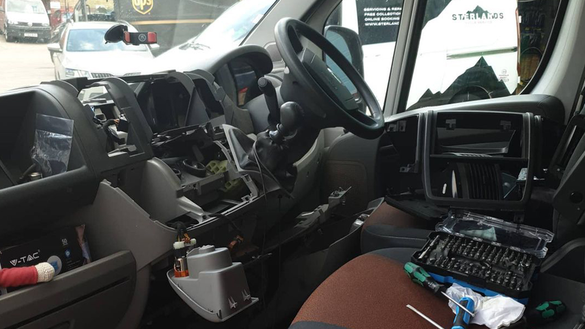 Byteback_IT's tweet photo. We do like to get handy here at Byteback - fixing things is in our DNA. Here's a little #repair we did this week when the horn on our van broke. Now it's good as new. https://t.co/LiB6V78P5e