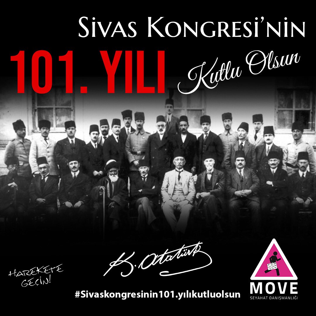 hareketegecin's tweet photo. Sivas Kongresi’nin 101. Yılı Kutlu Olsun. #sivaskongresi #move #moveseyahat #hareketegeçin https://t.co/RUeQzzZ6yJ