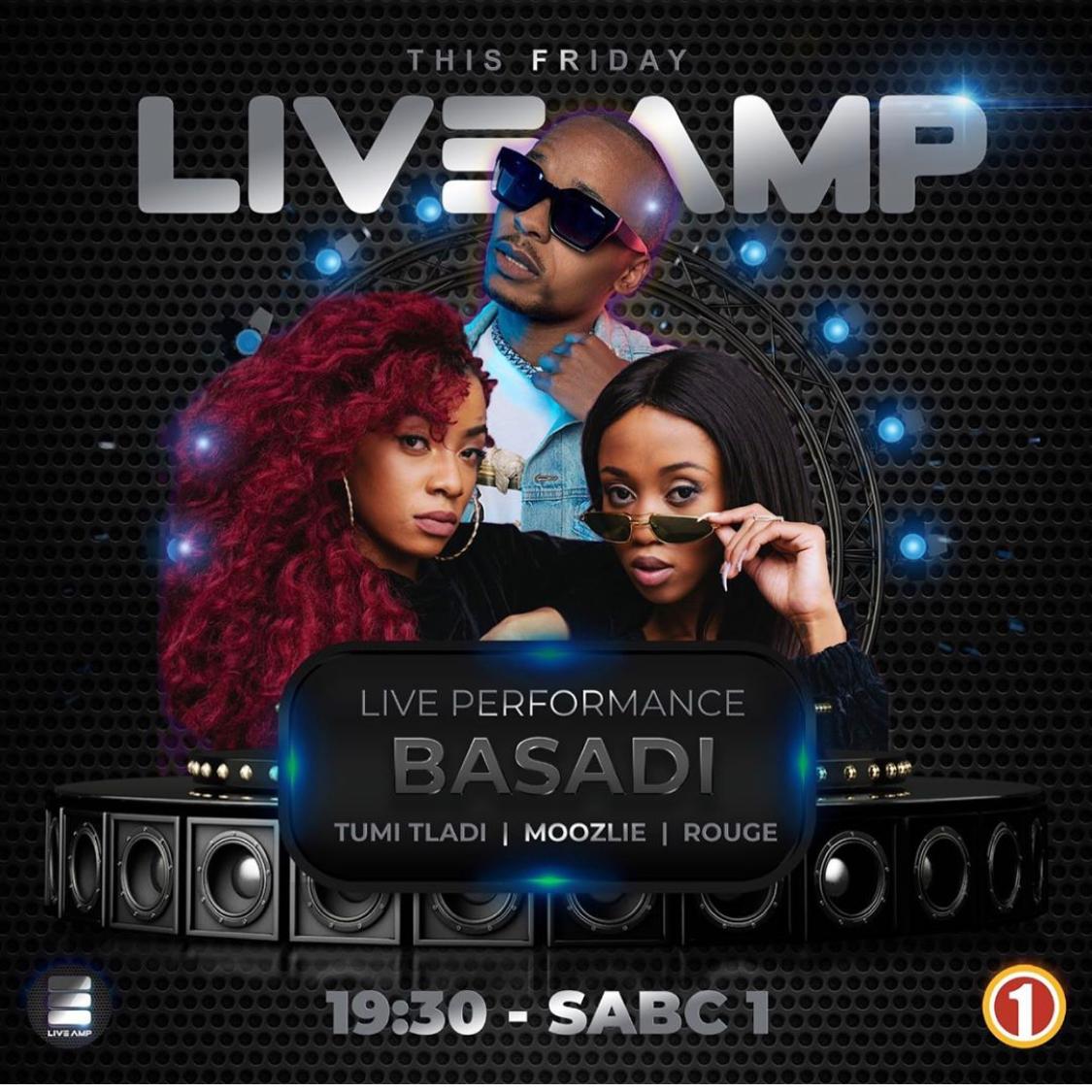 Siyanda_MC's tweet photo. From 19:30 tonight #BasadiRemix by @Tumitladi featuring @nomoozlie & @Rouge_Rapper produced by @MustBeDubz will be performed Live on @Official_SABC1 @thisisliveamp
Click link on my bio to get the song on all online stores..
#ExcuseMeForBeingMeEP by @Tumitladi OUT NOW!!! https://t.co/05mWejoBFb