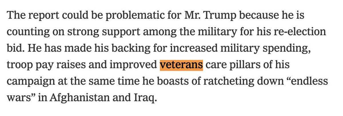 In spite of the fact that they claim that veterans care is part of Trump's campaign pitch, they don't fact check how Trump has claimed credit for some stuff McCain did.