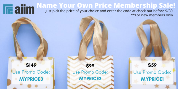 We know times are tough, and that’s why for the month of September, we’re letting you name your price for membership (Normally $179). Connect with thousands of your peers at a price that works best for you. hubs.ly/H0vvBNH0 **For new members only