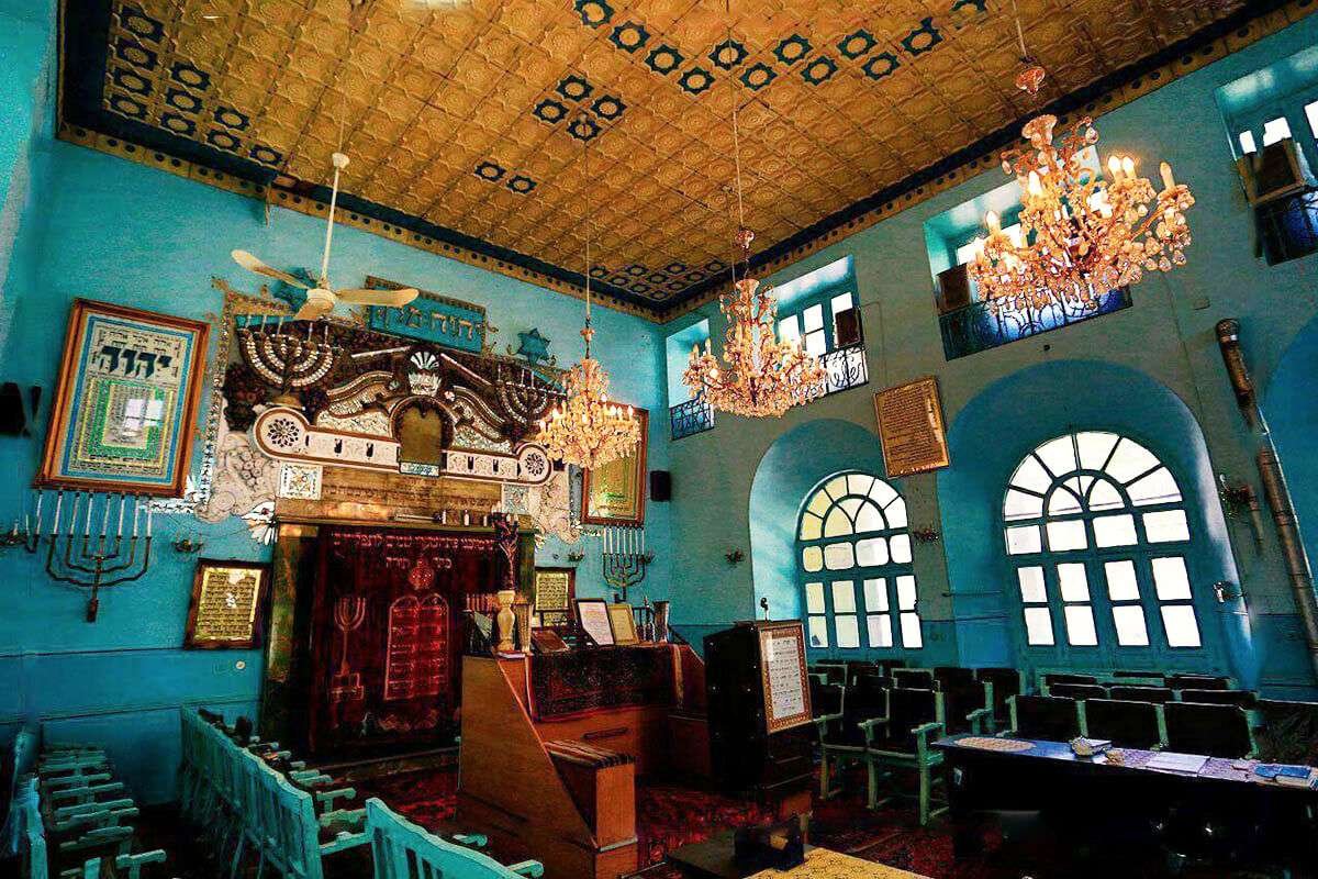 Haim Synagogue was built in 1913 in Tehran.Built in the Qajar style, its regarded as the first synagogue in Iran to be built outside of the various ghettos.